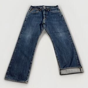 RRL Ralph Lauren Polo Made In USA Mens Japanese Woven Selvedge Denim 34x30